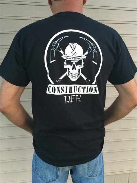 construction work shirts with logo