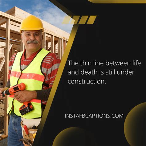 construction worker captions