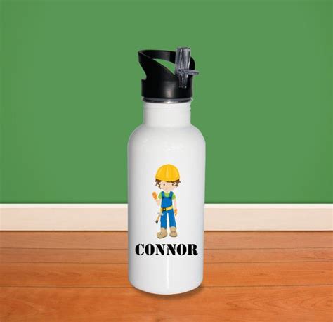 construction worker water bottle