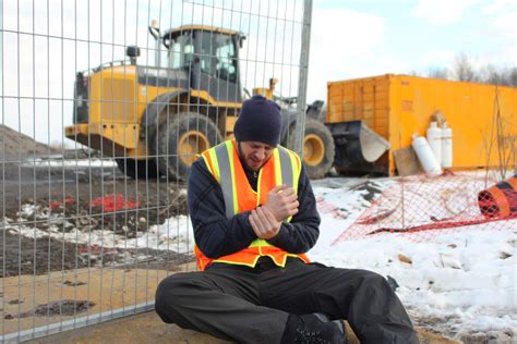 construction worker winter