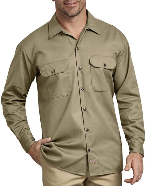 long sleeve work shirts for men's in construction